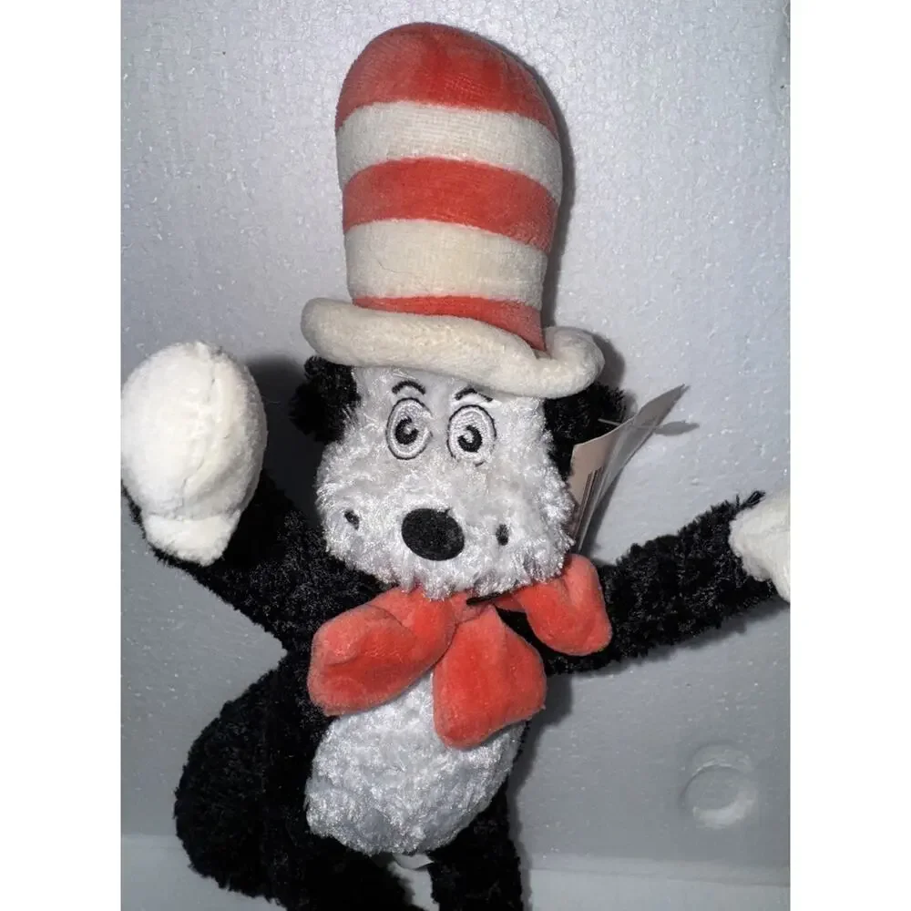 Universal Studios Dr. Seuss The Cat In The Hat Plush Stuffed Animal 11" 2003 VTG - Picture 2 of 7